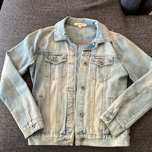 Light wash denim jacket